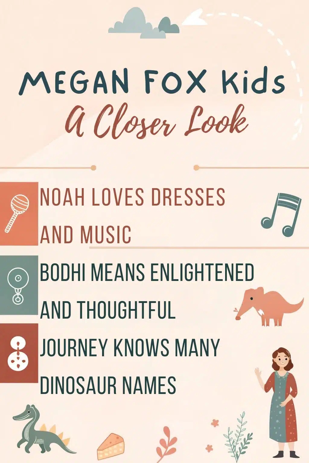 MEGAN FOX Kids a Closer Look