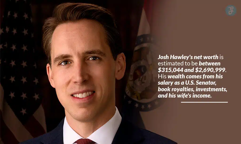josh hawley estimated net worth