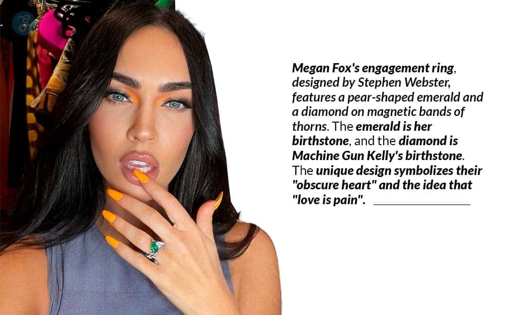 megan fox engagement ring details