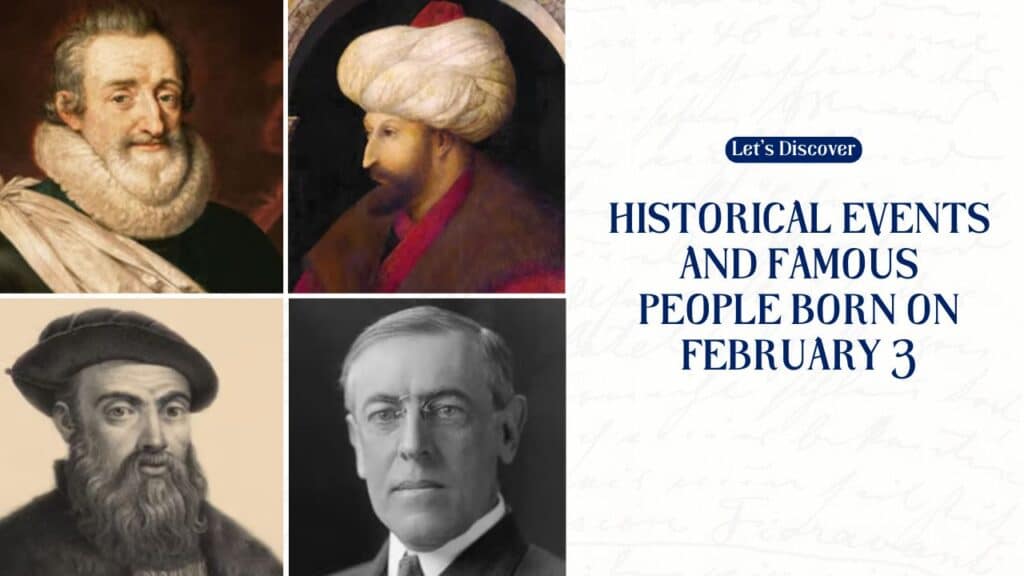 Historical Events and Famous People Born on February 3