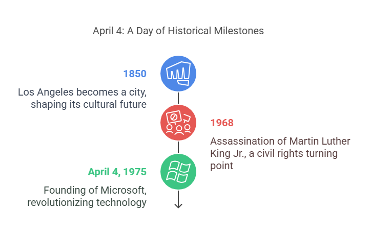 Historical Events And Famous People Born On April 4