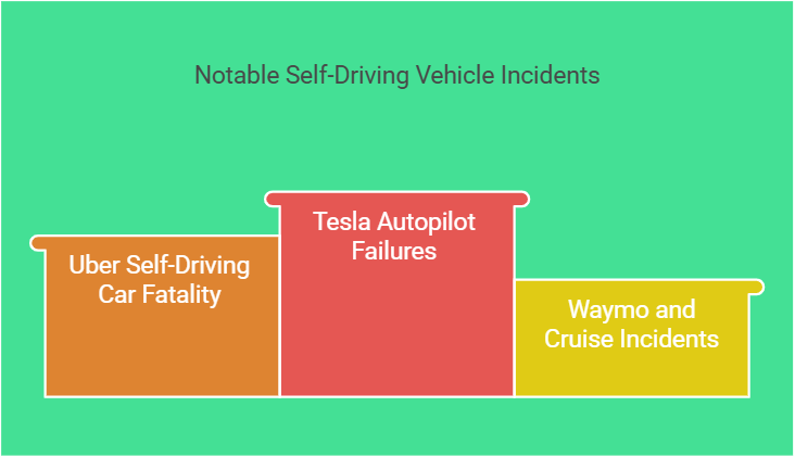 Notable Crashes Involving Self-Driving Vehicles