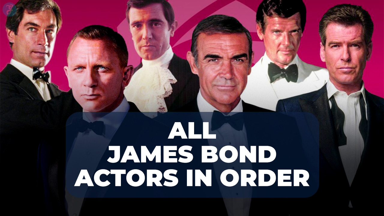 all james bond actors in order