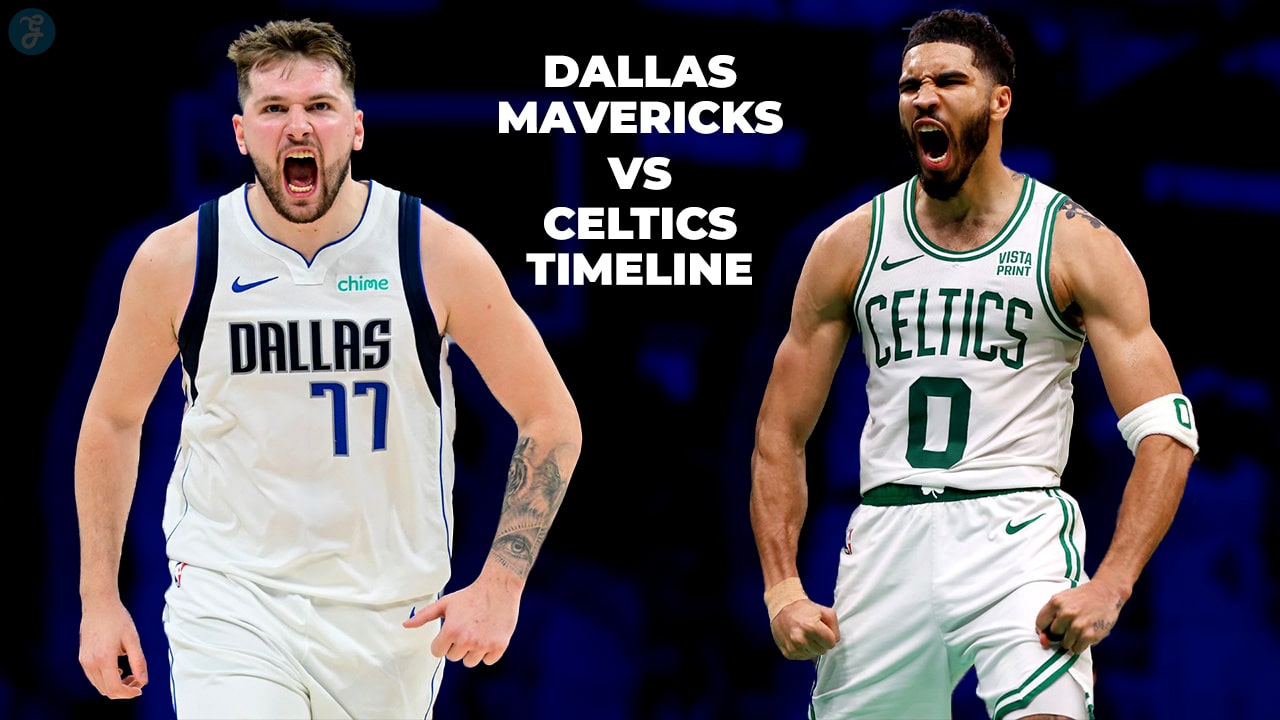 dallas mavericks vs celtics timeline