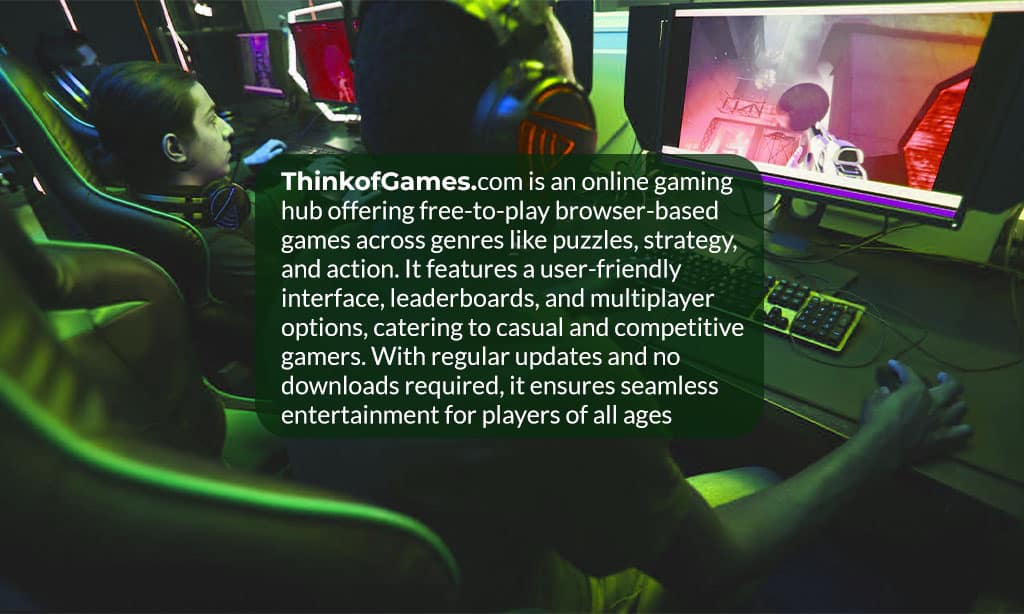 features of thinkofgames com
