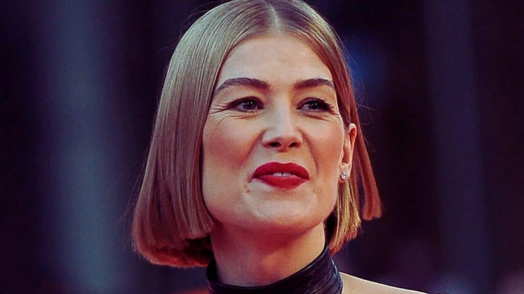 rosamund pike nipple covers pierce brosnan bond scene