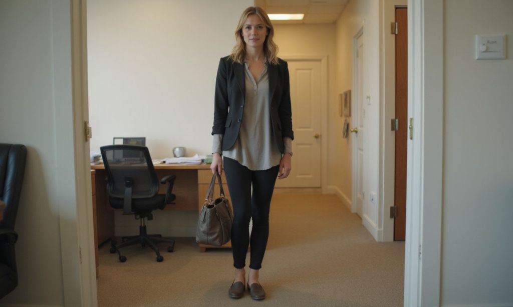 Business Casual Legging Outfit Ideas
