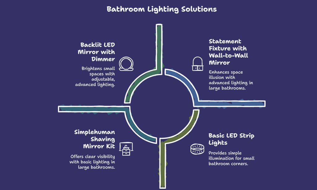 Opt for a Backlit LED Mirror to Enhance Lighting
