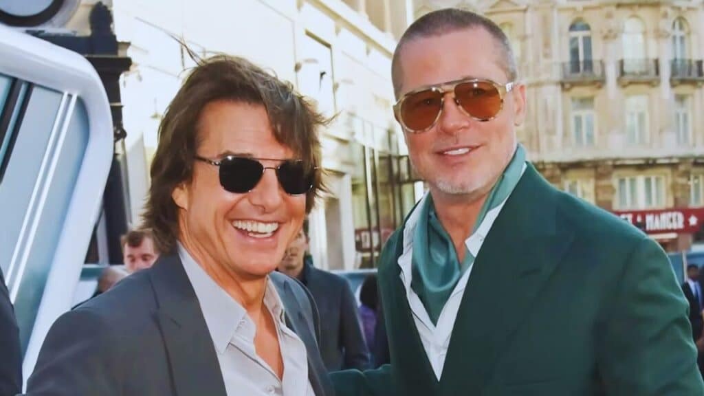 Tom Cruise and Brad Pitt F1 Premiere