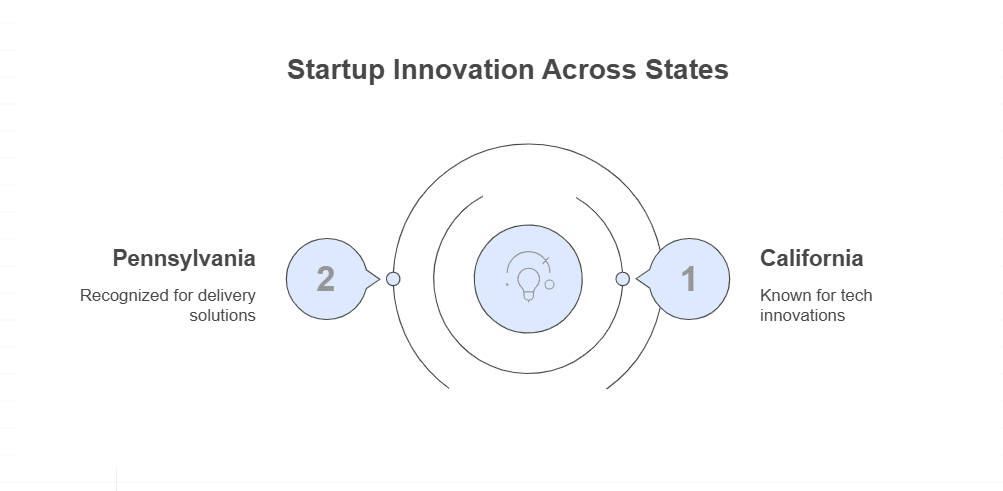 Top Startup in Each State