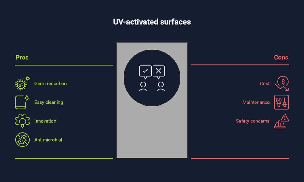 UV-Activated Surfaces