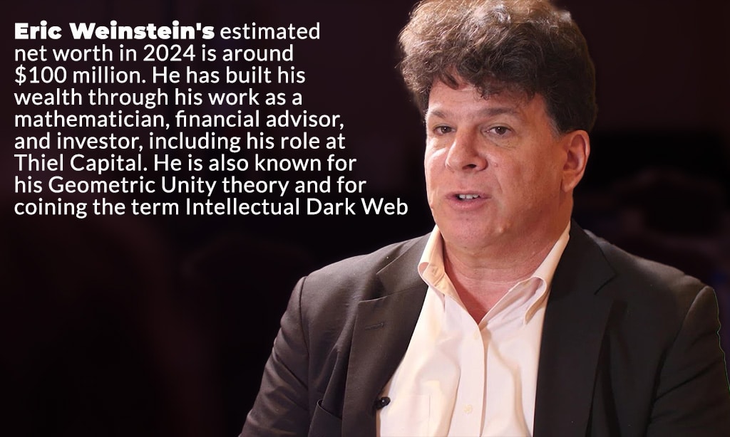 eric weinstein estimated net worth