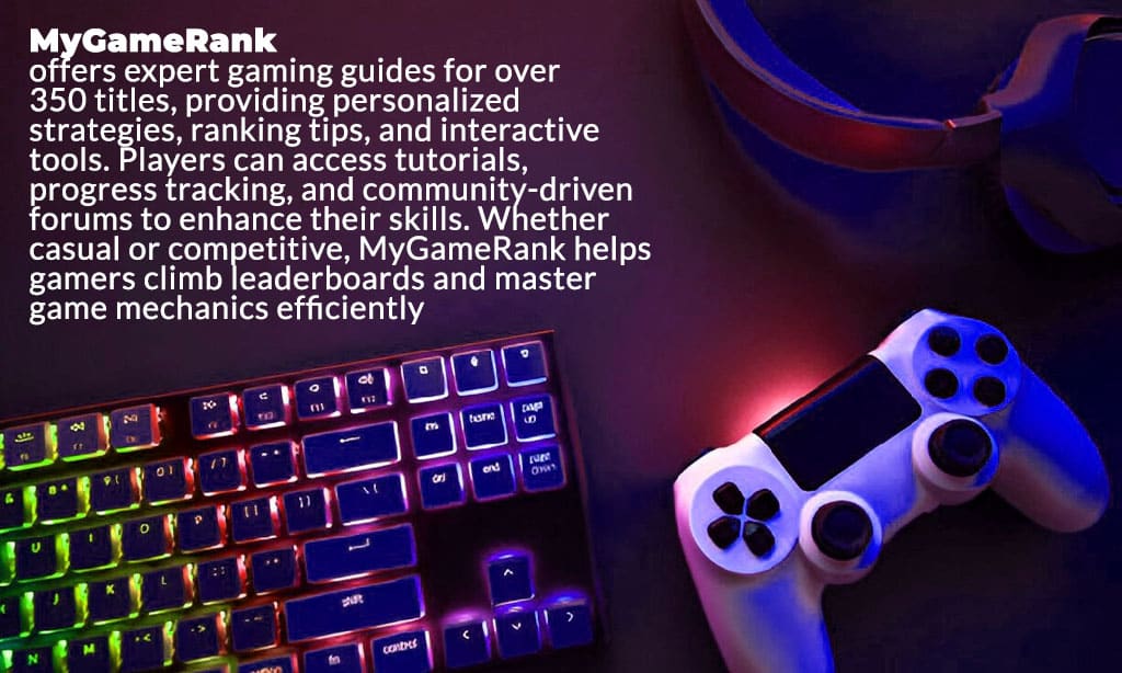 features of mygamerank