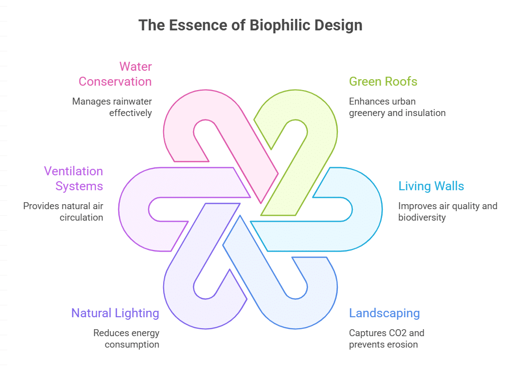 Biophilic design integration
