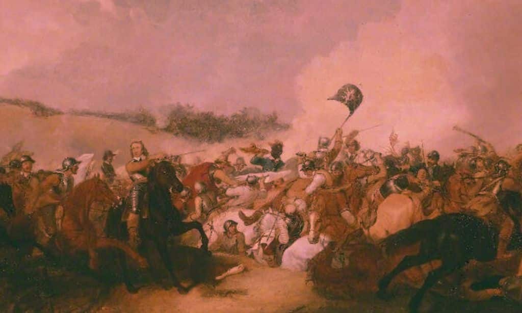 Oliver Cromwell constrains John Lambert