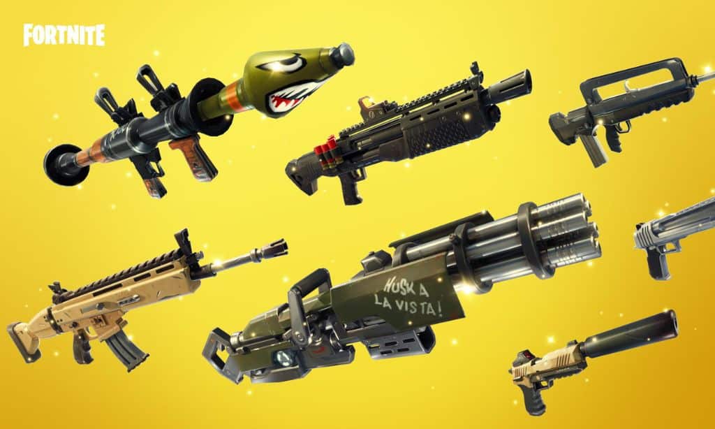 Top Weapons for Zero Build Mode