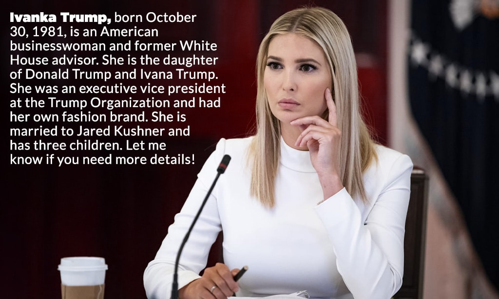 Who is Ivanka Trump