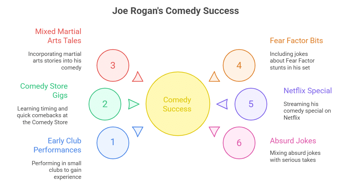 From small clubs to Netflix specials