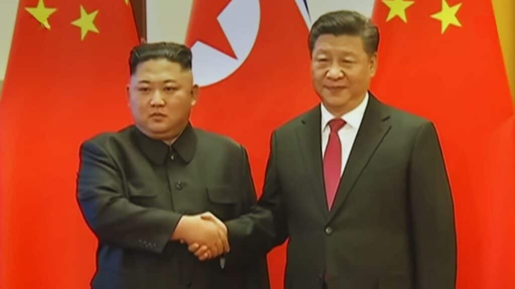 Kim Jong Un Xi Putin China military parade