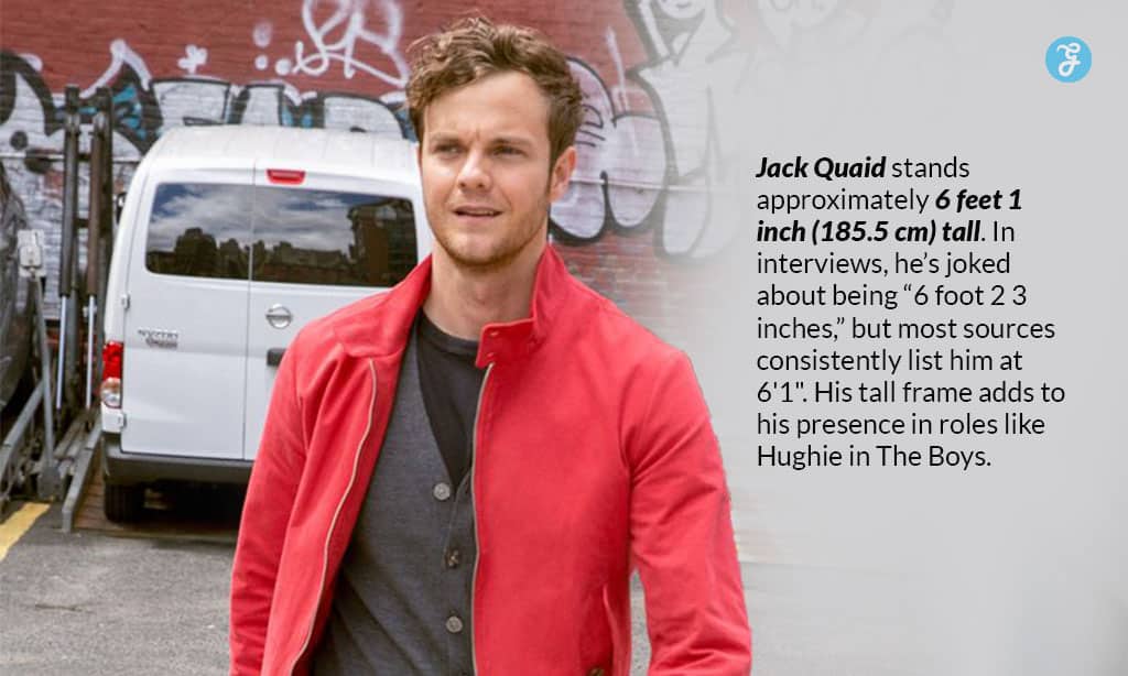 jack quaid height details