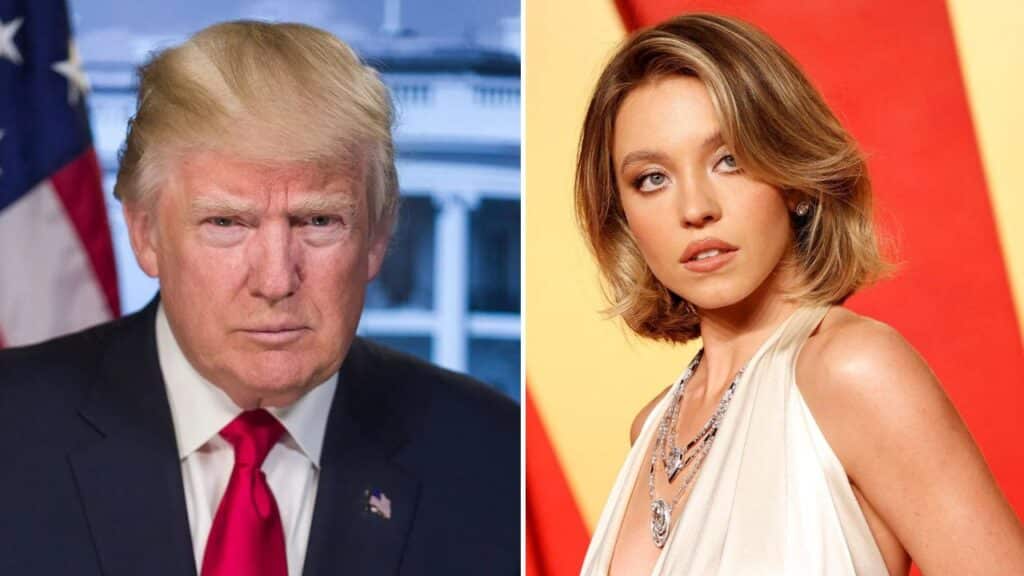 trump defends sweeney slams swift over woke culture