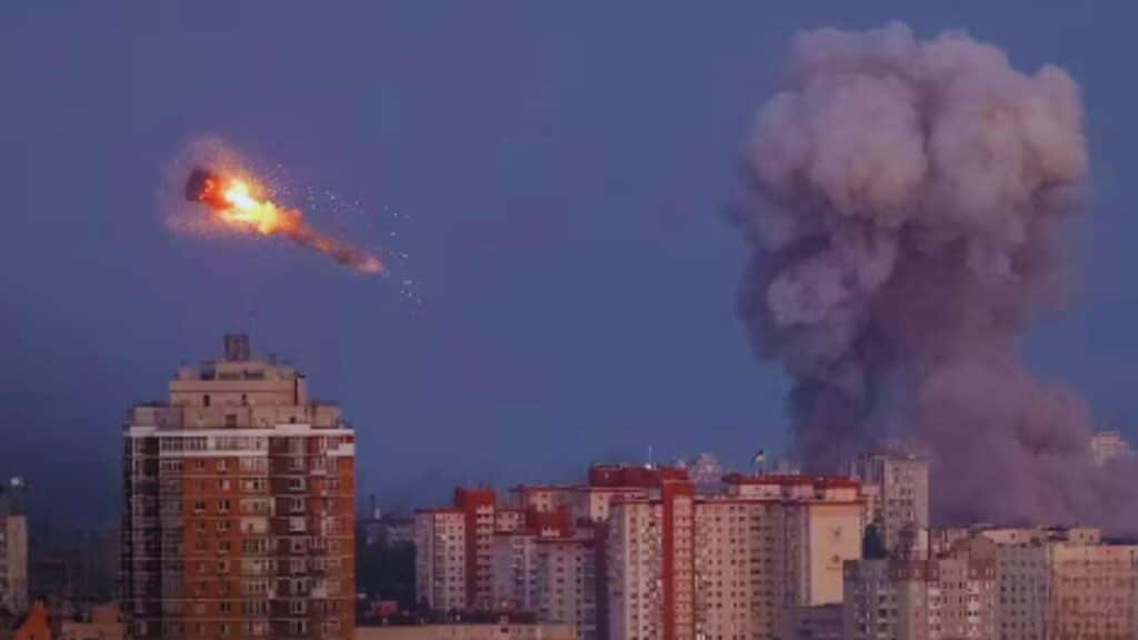 Russia’s Record Drone Attack on Ukraine Kyiv Government Hit