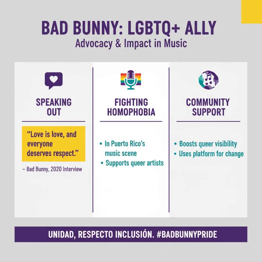 Bad Bunny’s Allyship to the LGBTQ+ Community