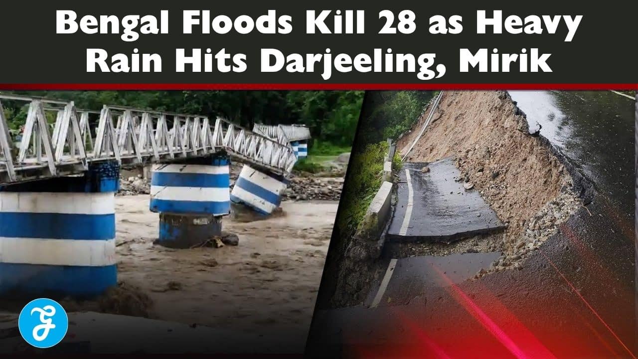 Bengal floods Darjeeling Mirik heavy rain