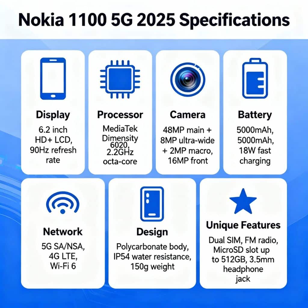 Nokia 1100 5G Launch