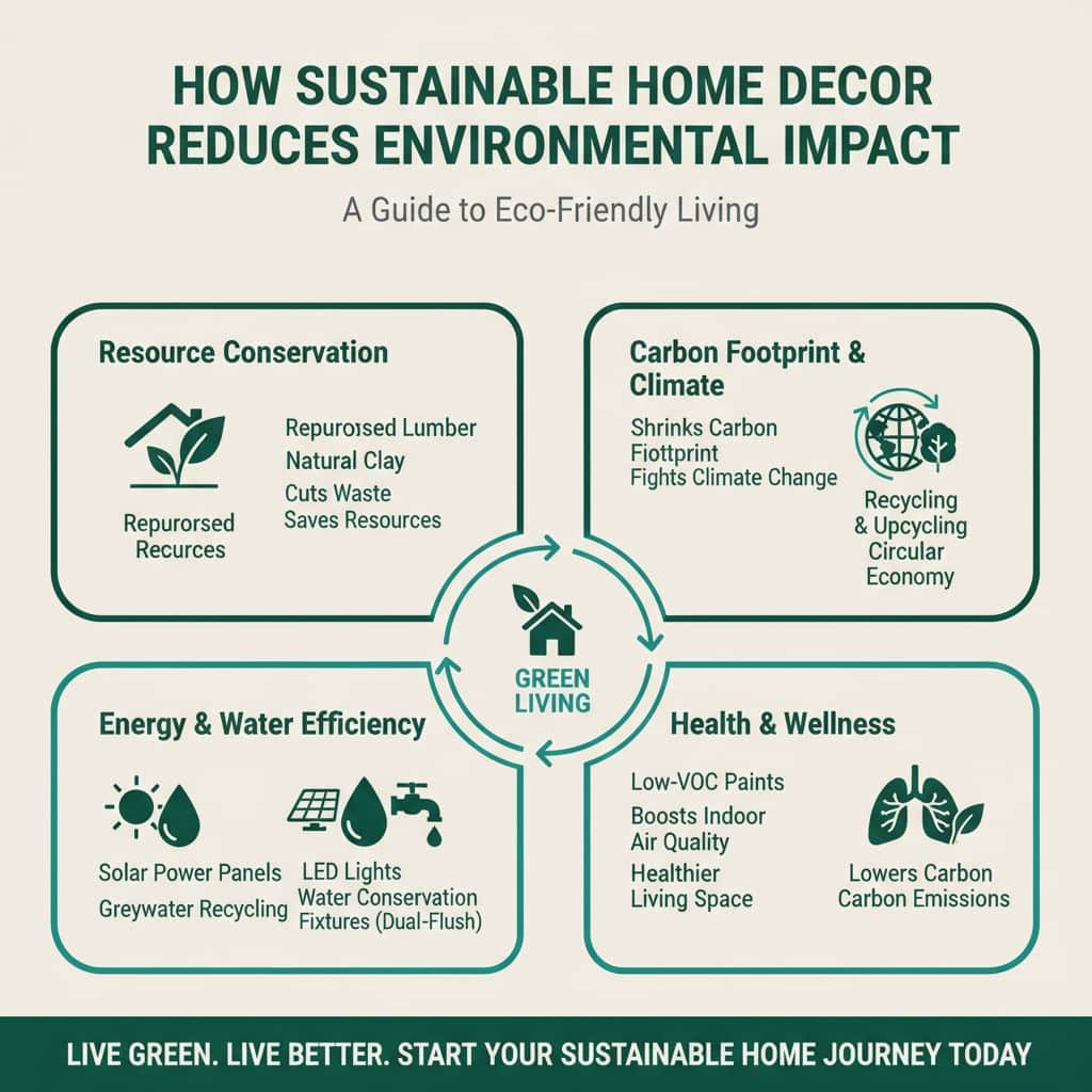 How Does Sustainable Home Decor Reduce Environmental Impact