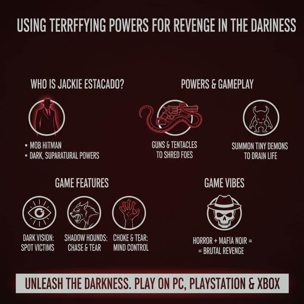 How do you use terrifying powers for revenge in The Darkness