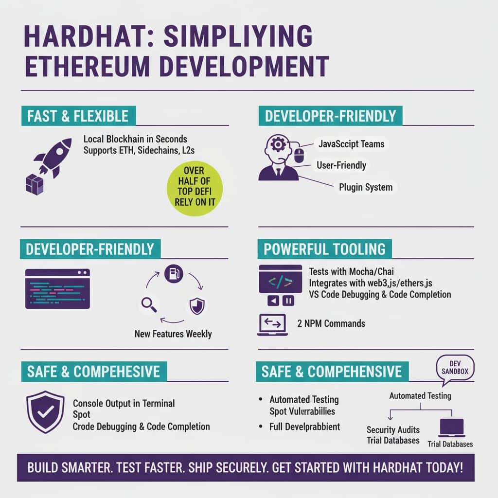 How does Hardhat simplify Ethereum development and testing