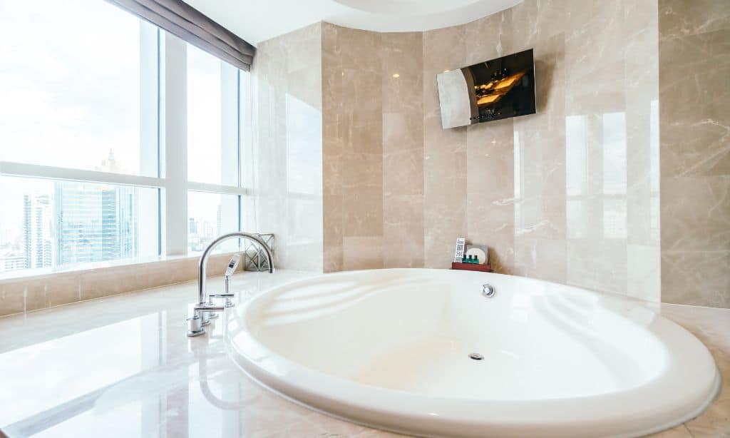 Impractical Bathtub Replaced by a Stylish and Functional Layout