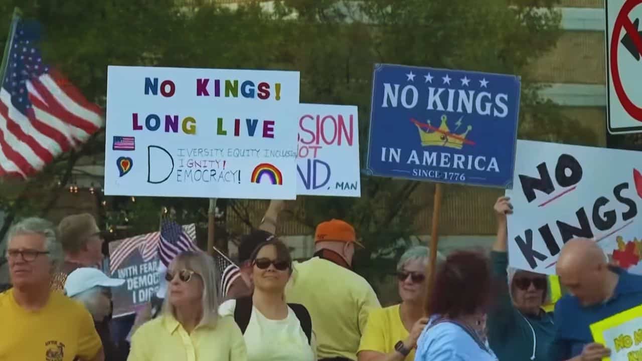 Millions Rally Against Trump in ‘No Kings’ Protests Across the US