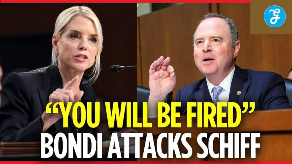 pam bondi adam schiff trump impeachment apology senate hearing