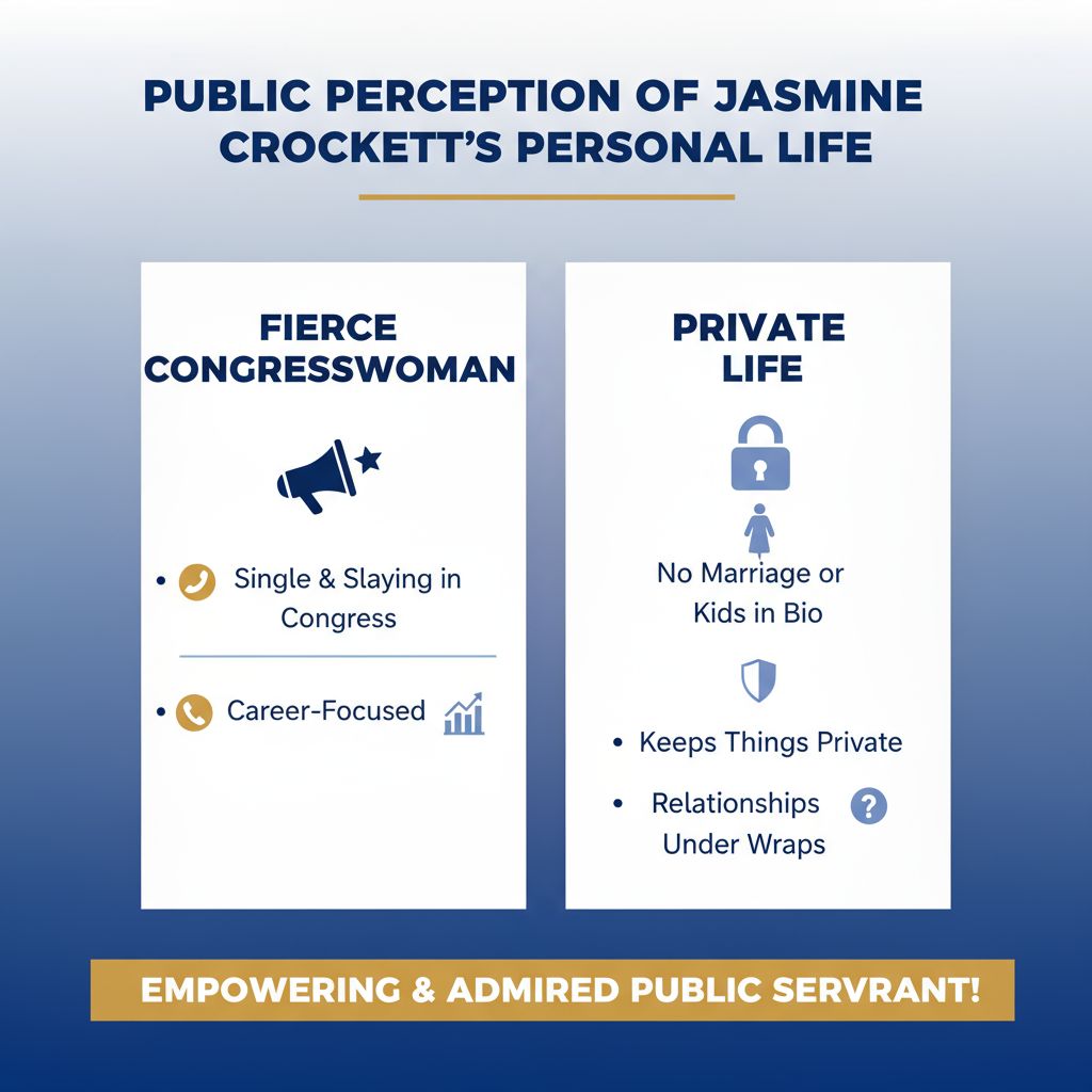Public Perception of Jasmine Crockett’s Personal Life