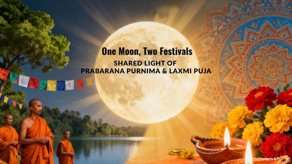 Shared Light of Prabarana Purnima and Laxmi Puja