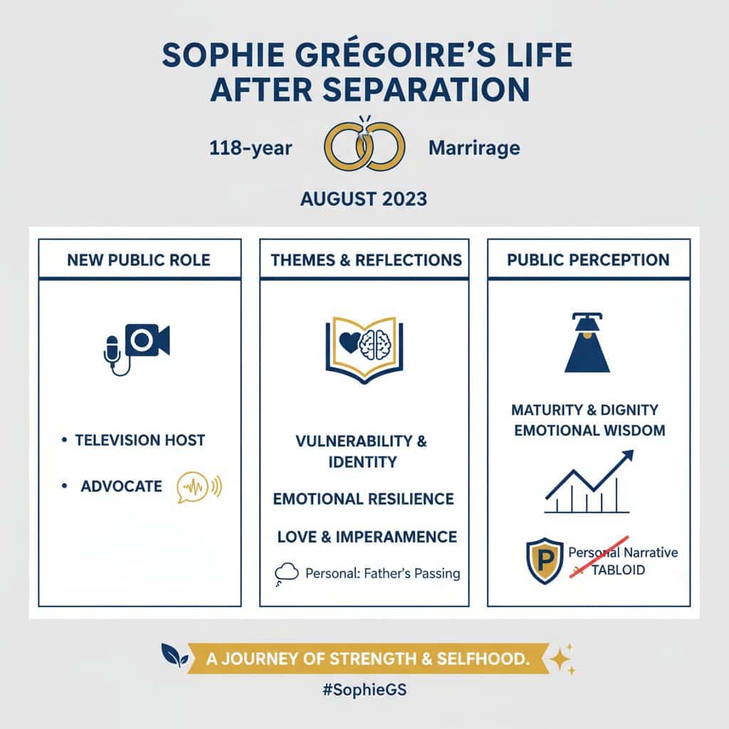 Sophie Grégoire’s Life After Separation