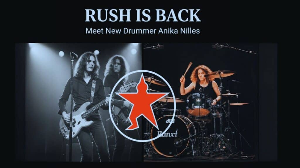 Who is Anika Nilles Rush 2026 reunion tour drummer
