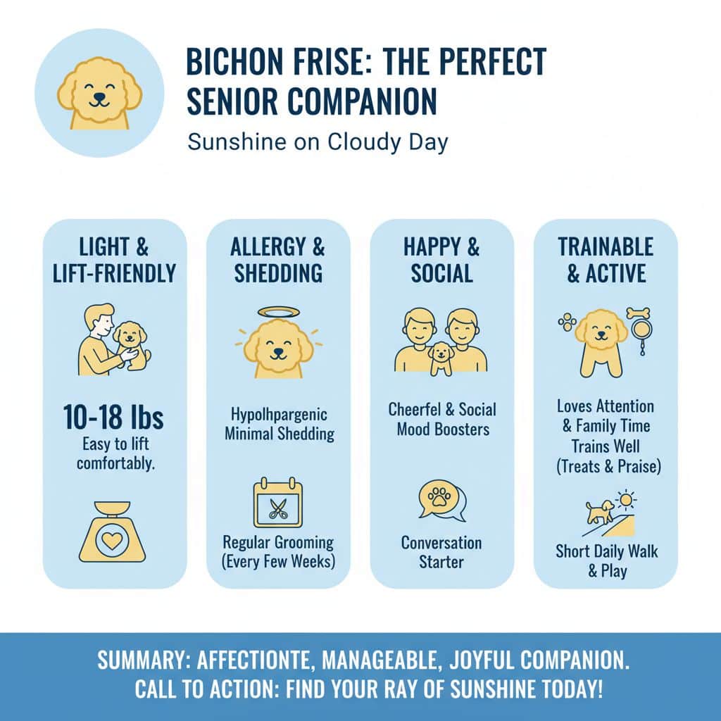 Why choose a Bichon Frise as a senior companion dog
