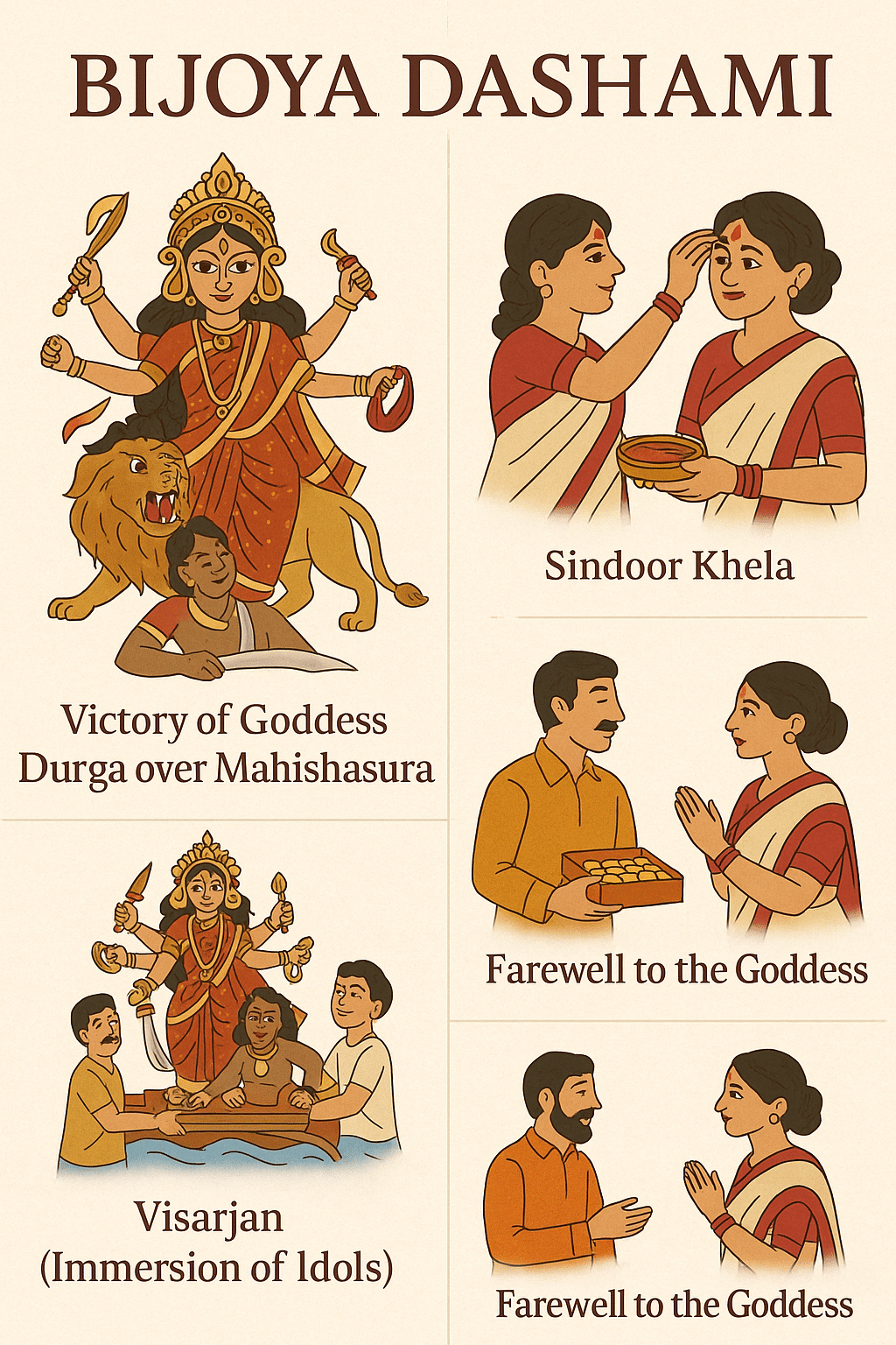 bijoya dashami rituals