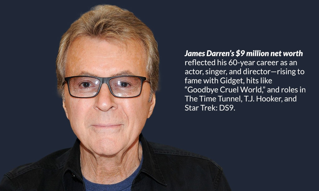 James Darren net worth