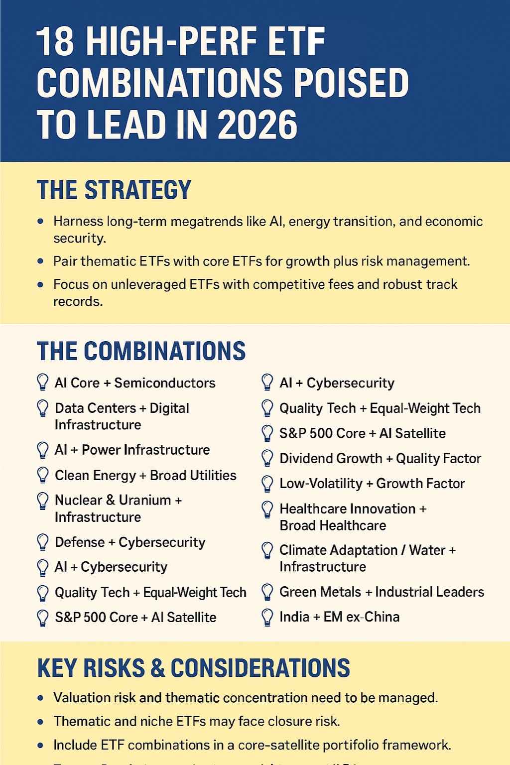 best ETF combinations for 2026