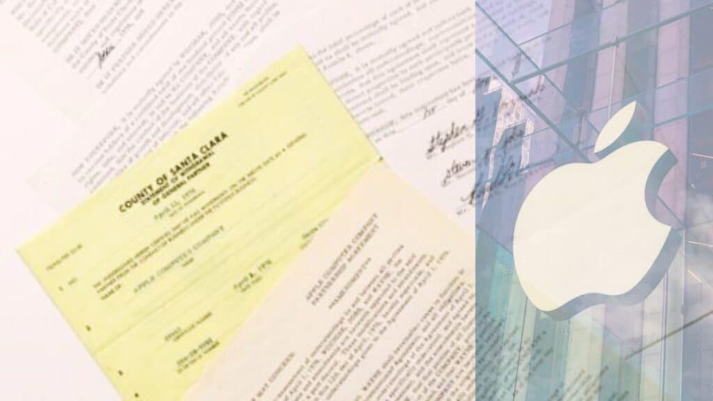 Apple Founding Papers Auction