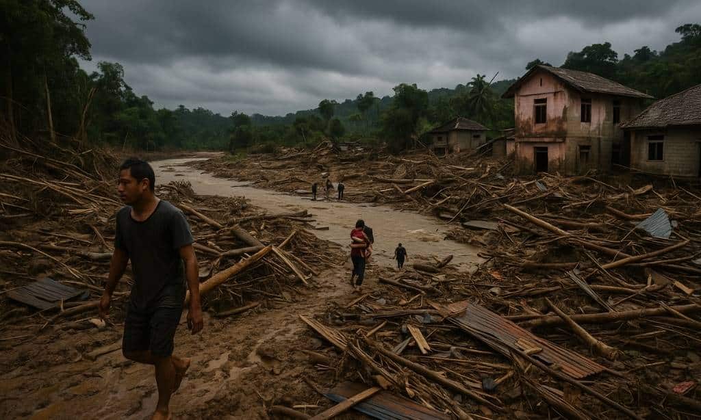 Asia 2025 storms death toll