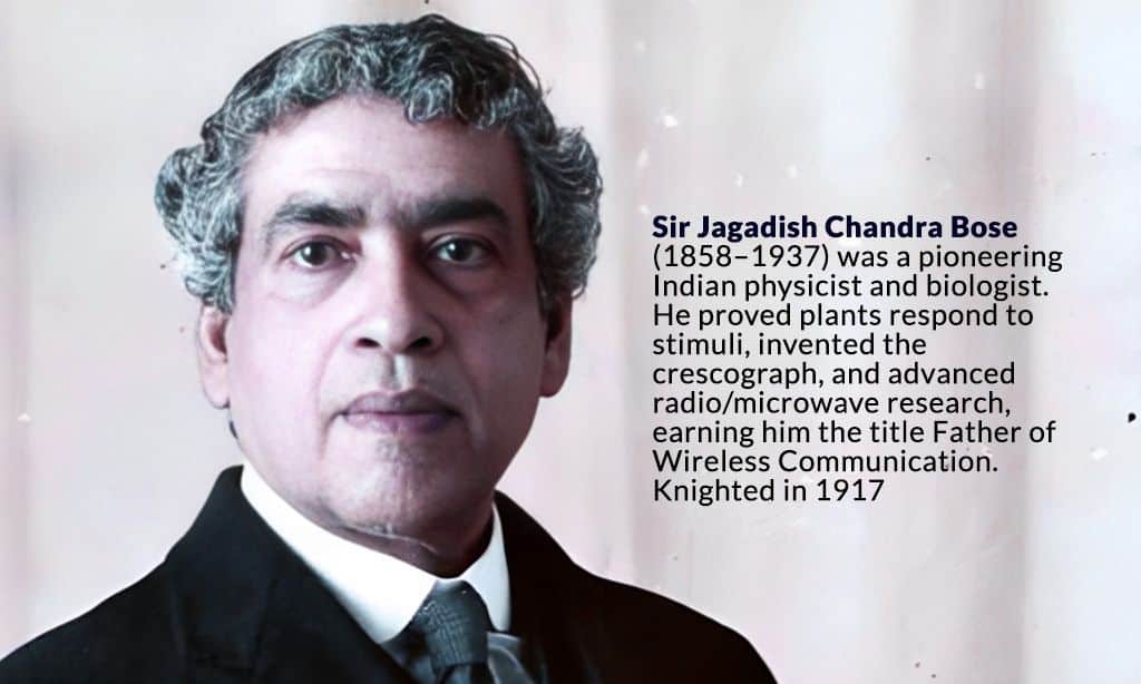 Bio of Sir Jagadish Chandra Bose