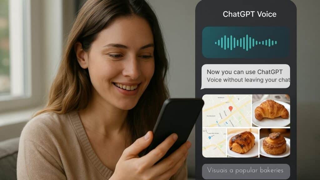 ChatGPT Voice Update Inline Conversations With Visuals Transcripts