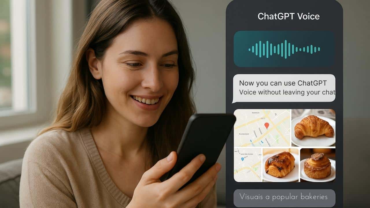 ChatGPT Voice Update Inline Conversations With Visuals Transcripts