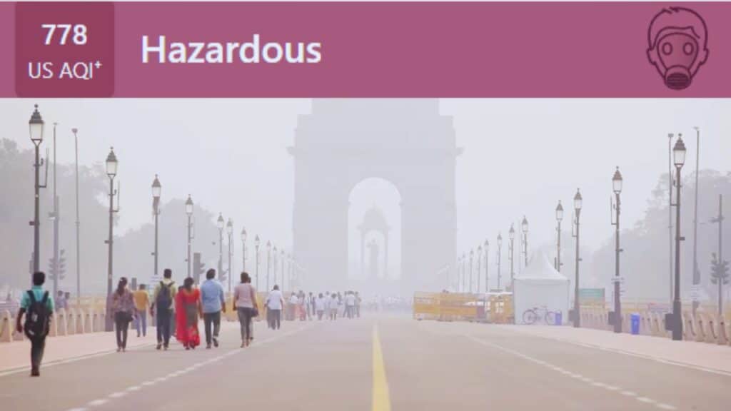 Delhi Records 'Severe' Air For First Time In 2025 As AQI Jumps To 778