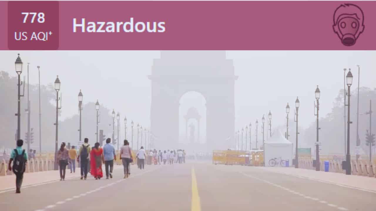Delhi Records 'Severe' Air For First Time In 2025 As AQI Jumps To 778
